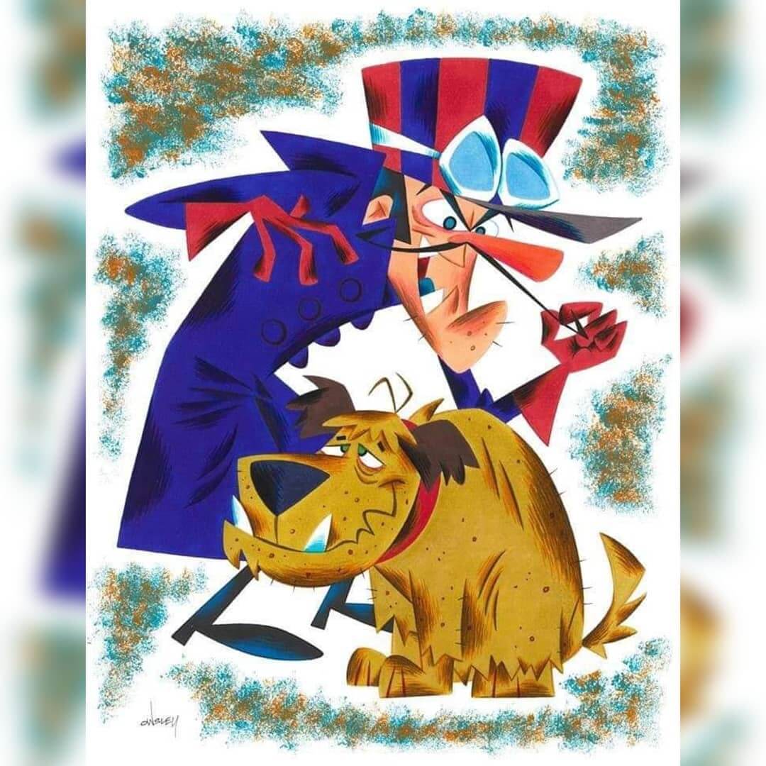 Dick Dastardly and Muttley Painting Idea