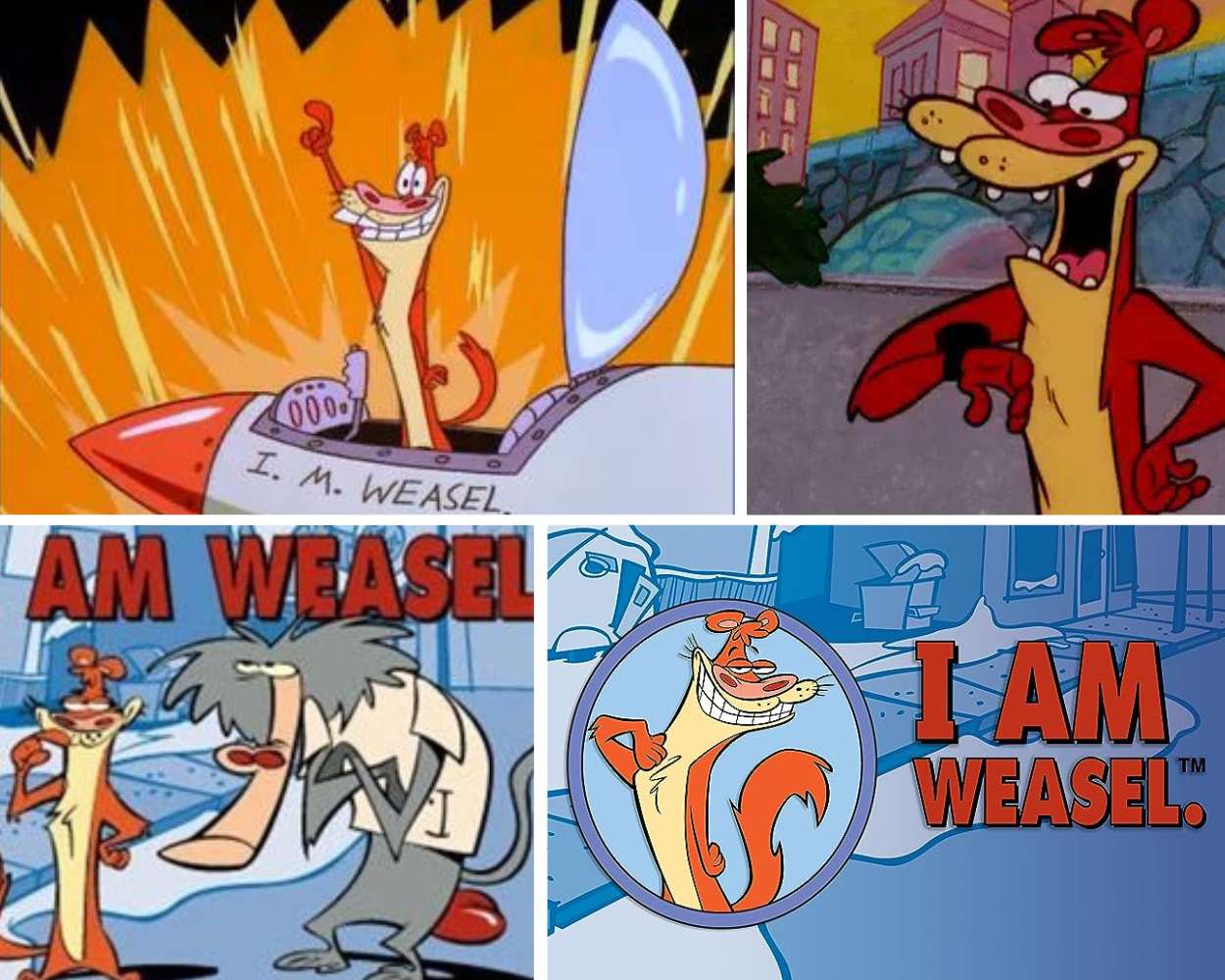 I.M. Weasel - 90s cartoon characters