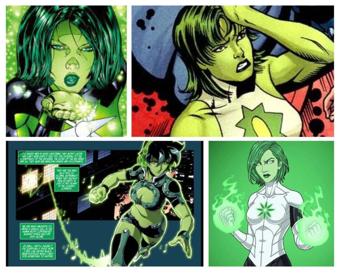 Jade is a Green Superhero in the DC Comics Universe