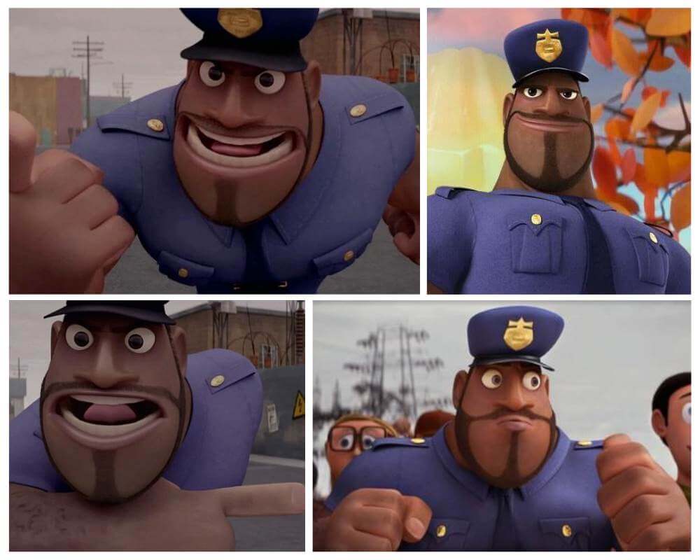 Officer Earl Devereaux from Cloudy with a Chance of Meatballs