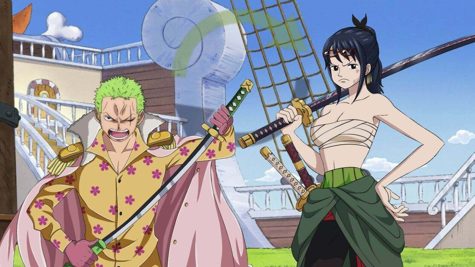 Tashigi (One Piece) - anime girl swordswoman