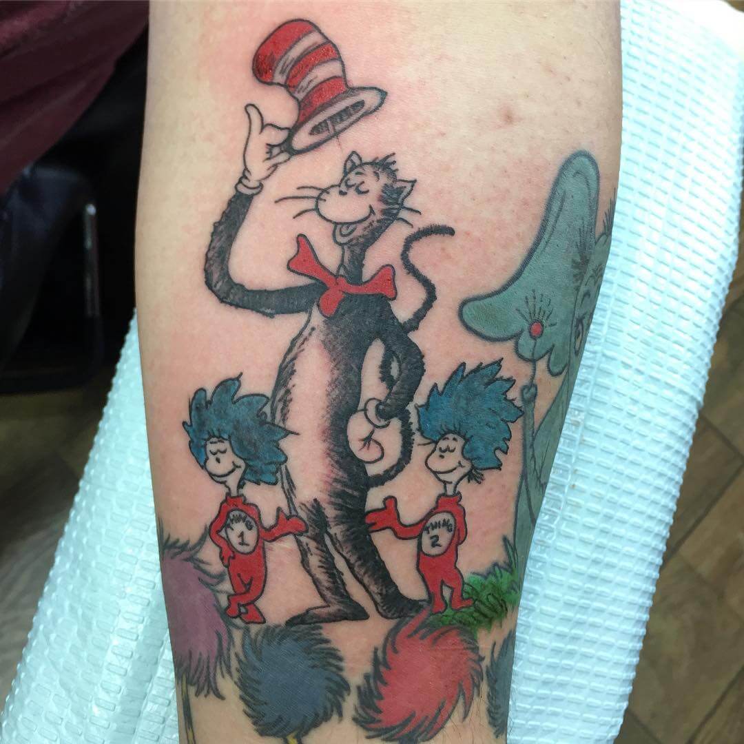 The Cat in the Hat Tattoo