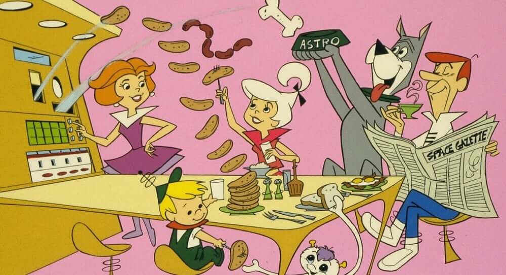The Jetsons Characters - Judy, George, Jane, Elroy, Astro and Rosie