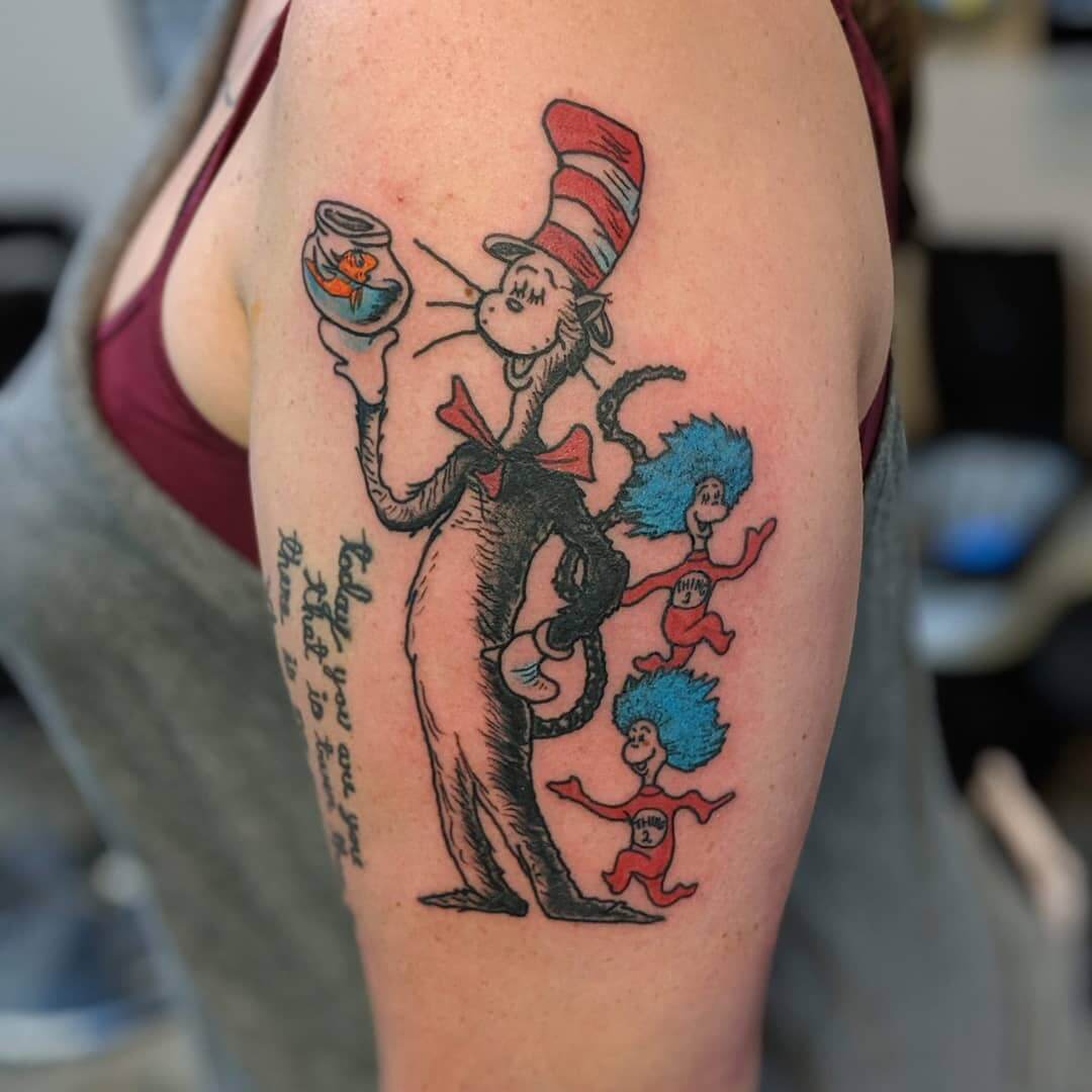 the cat in the hat tattoo