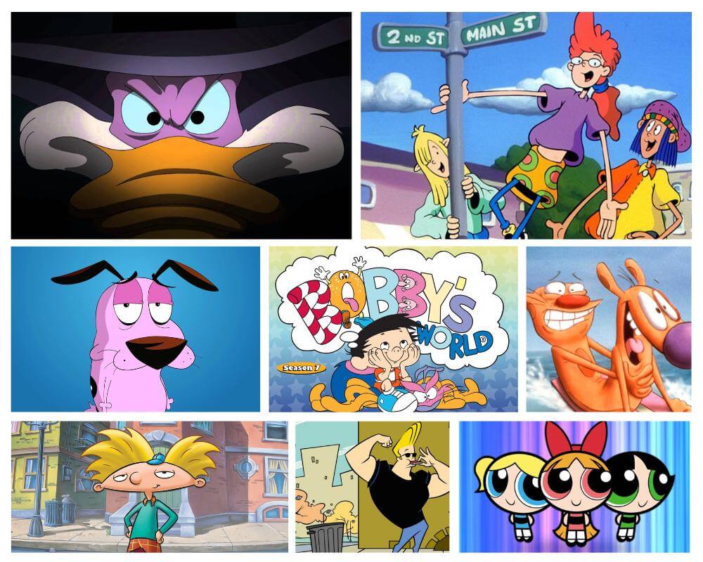 cartoon characters 90's