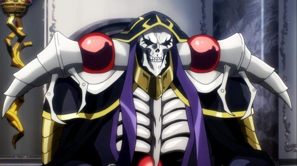 Ainz Ooal Gown from Overlord - Anime Characters That Fly