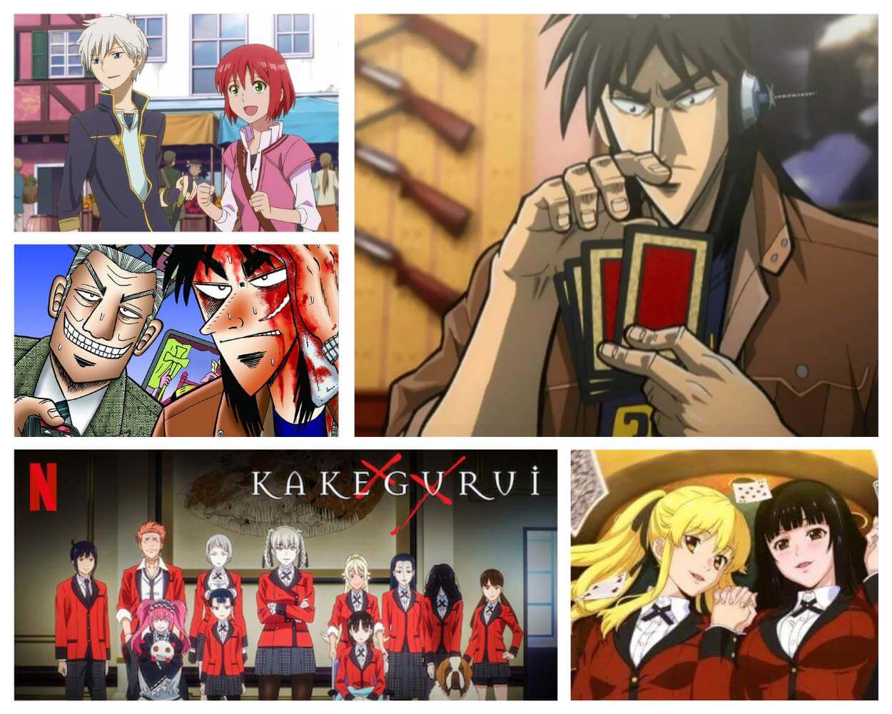 The Five Best Gambling Anime Shows Ever Released
