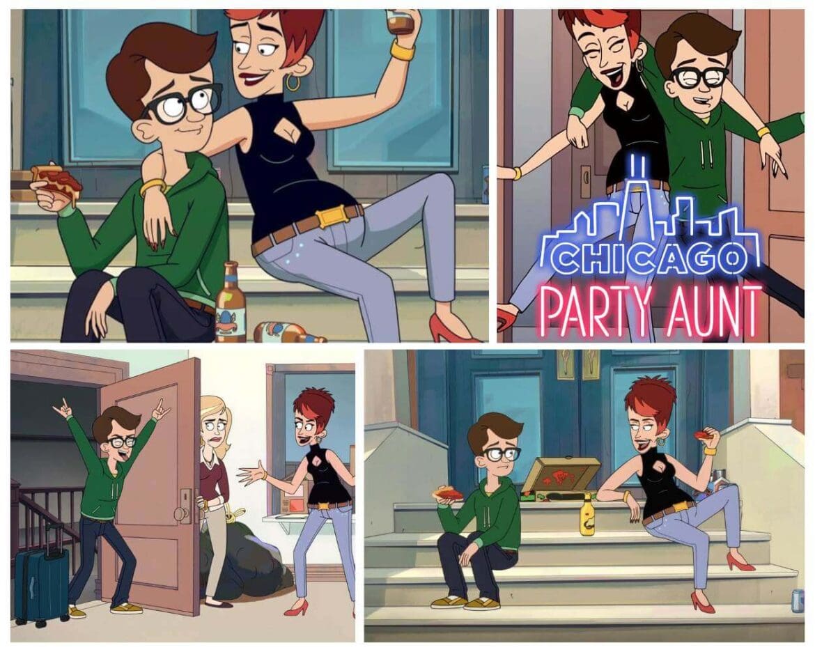 Chicago Party Aunt - Queer Cartoons To Watch