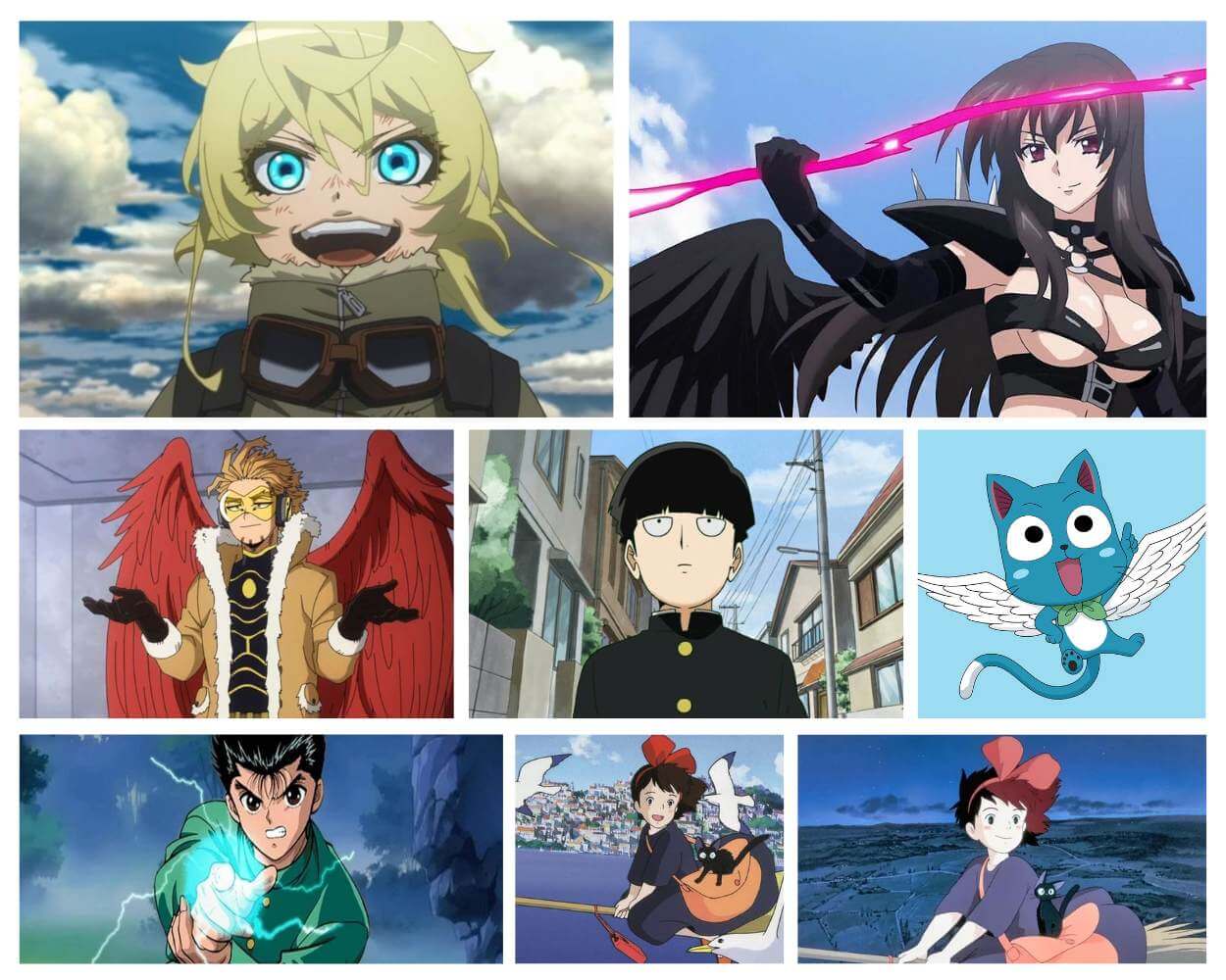 anime characters that can fly