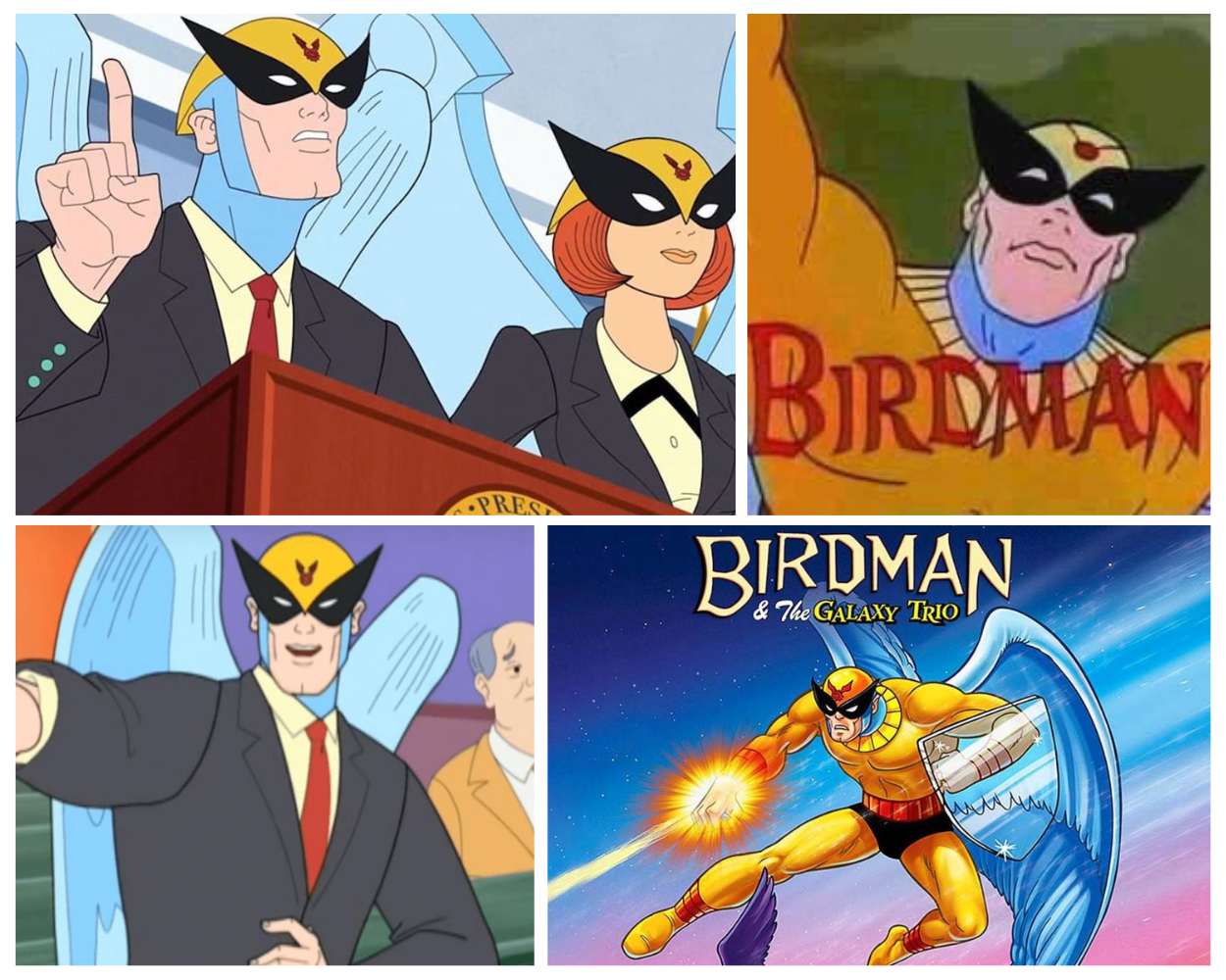 Birdman - hanna barbera cartoons characters