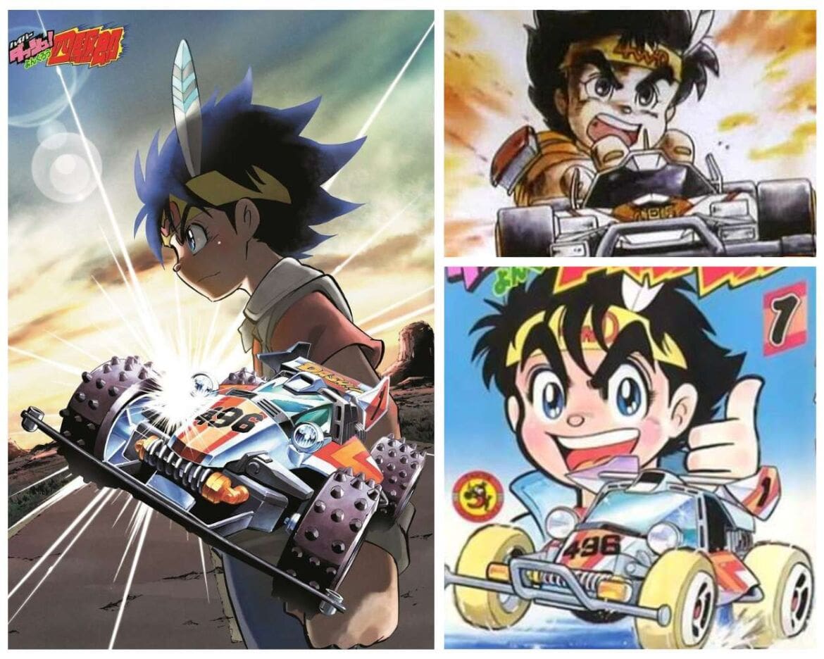 Dash! Yonkuro - car racing anime
