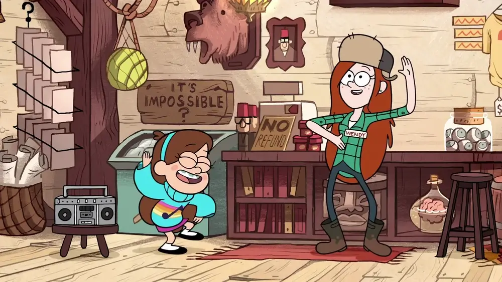 Wendy and Mabel - Sisterly Bonding in Action