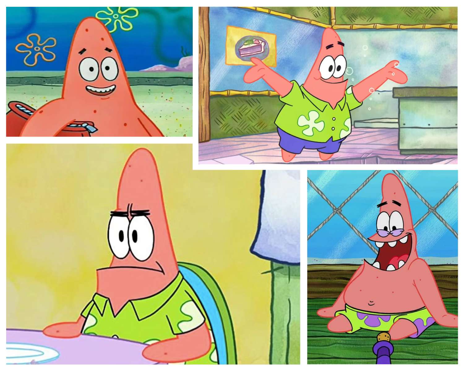 Patrick Star displaying a rare moment of wisdom