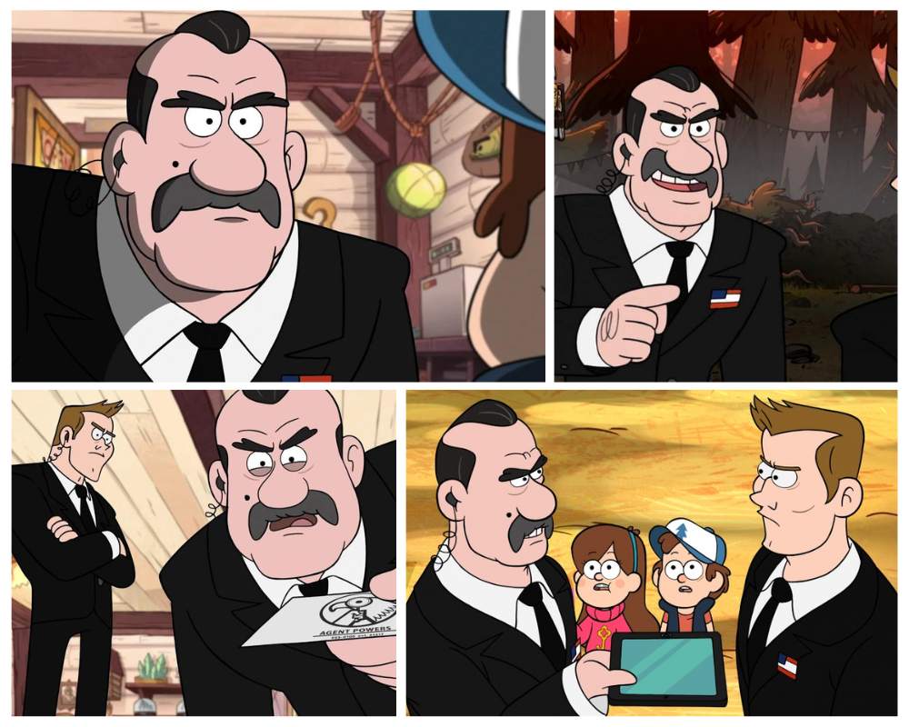 cast of gravity falls agent powers