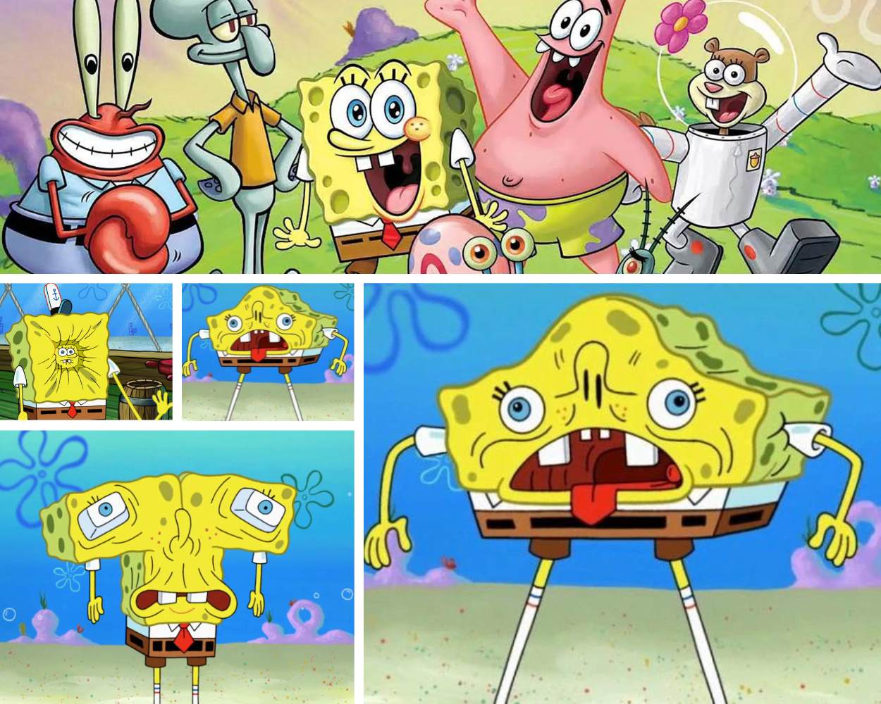 main characters spongebob