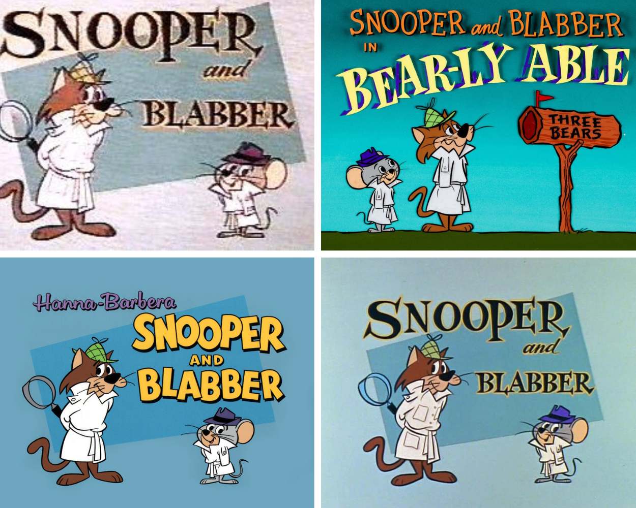 snooper and blabber cartoon