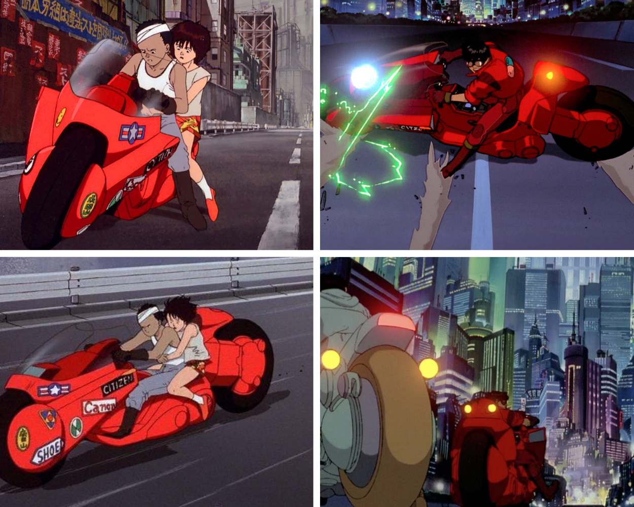 Akira - Thrilling Motorcycles Anime