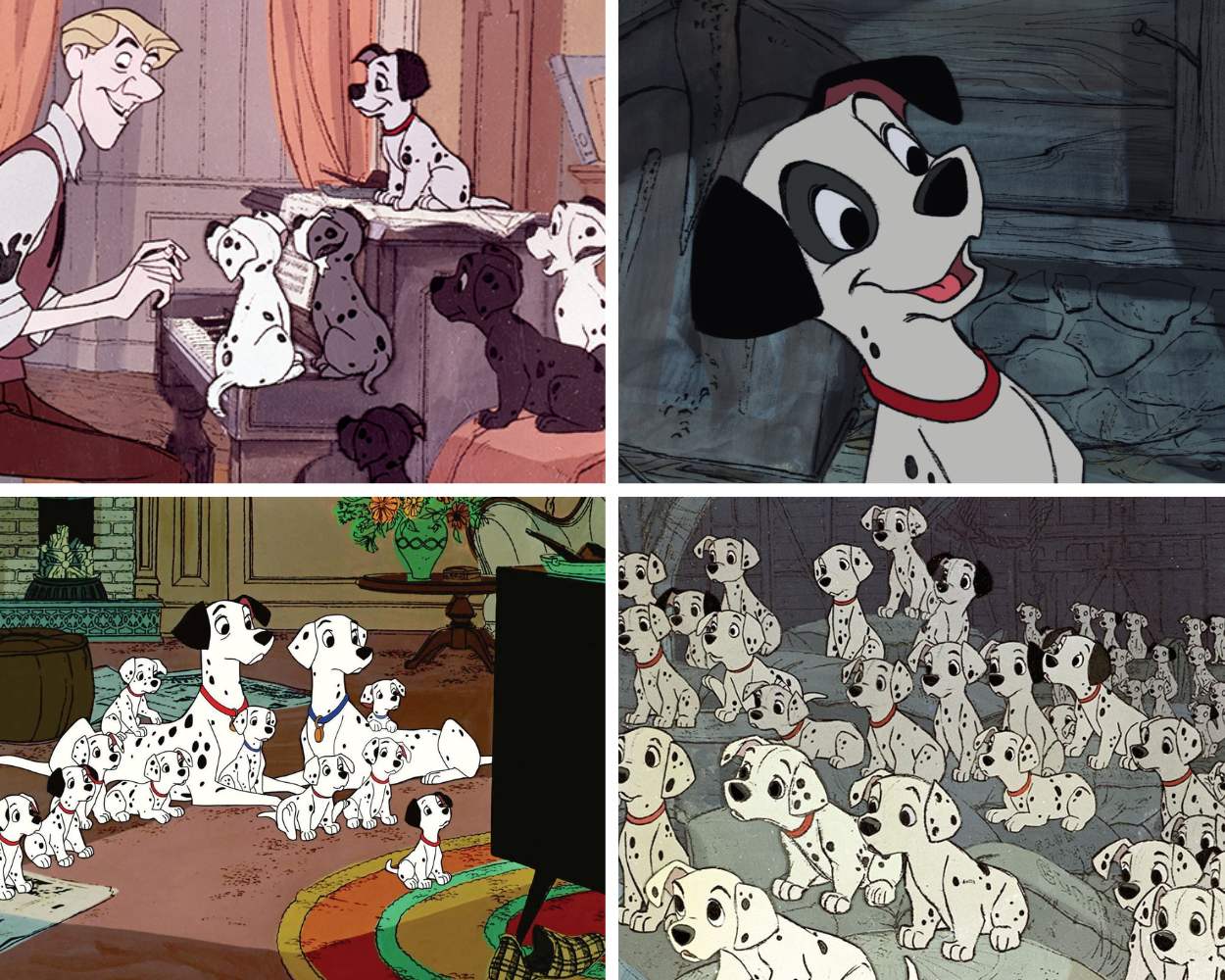 One Hundred and One Dalmatians (1961) - disney dog cartoon movie