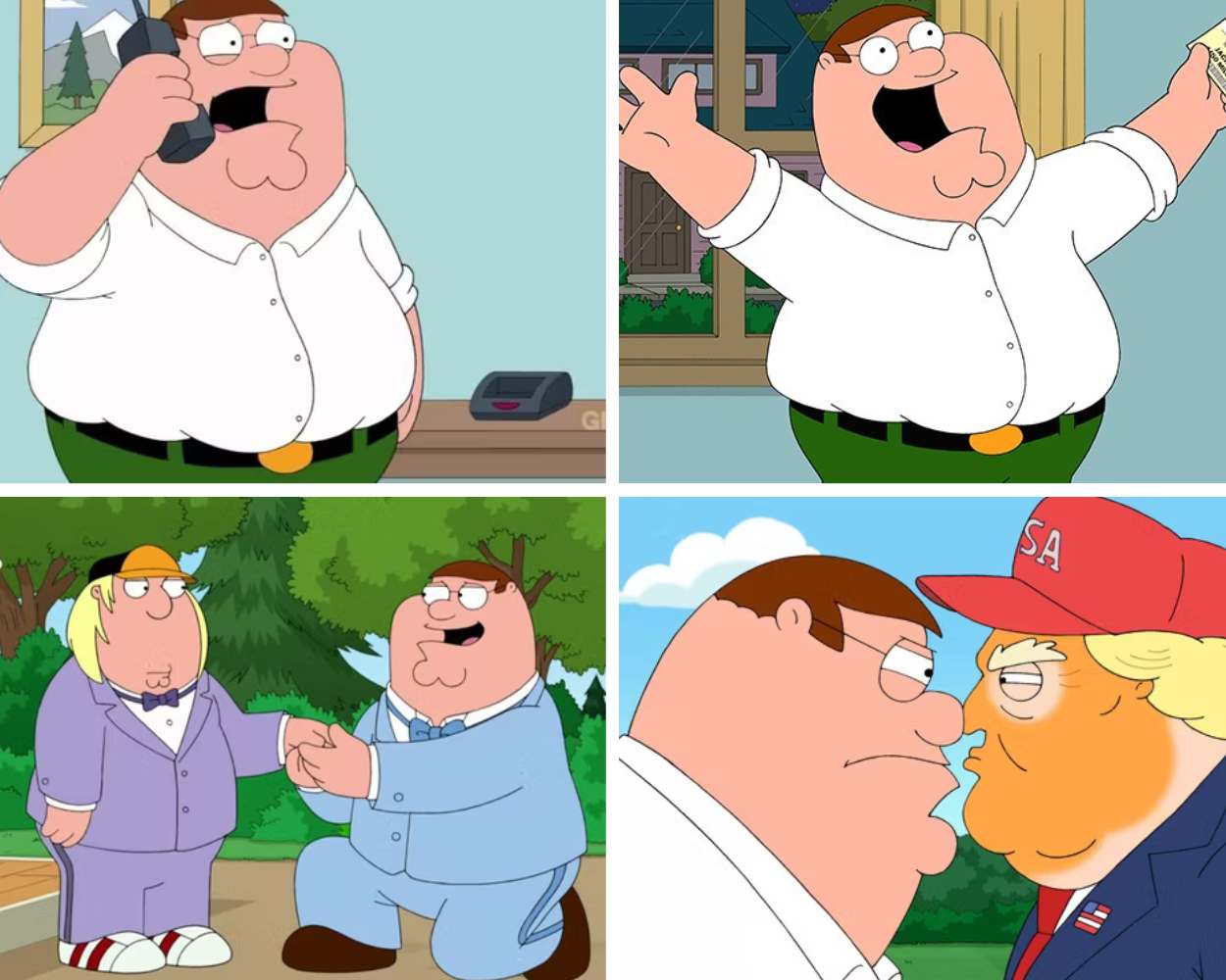 Peter Griffin and the Fourth Wall