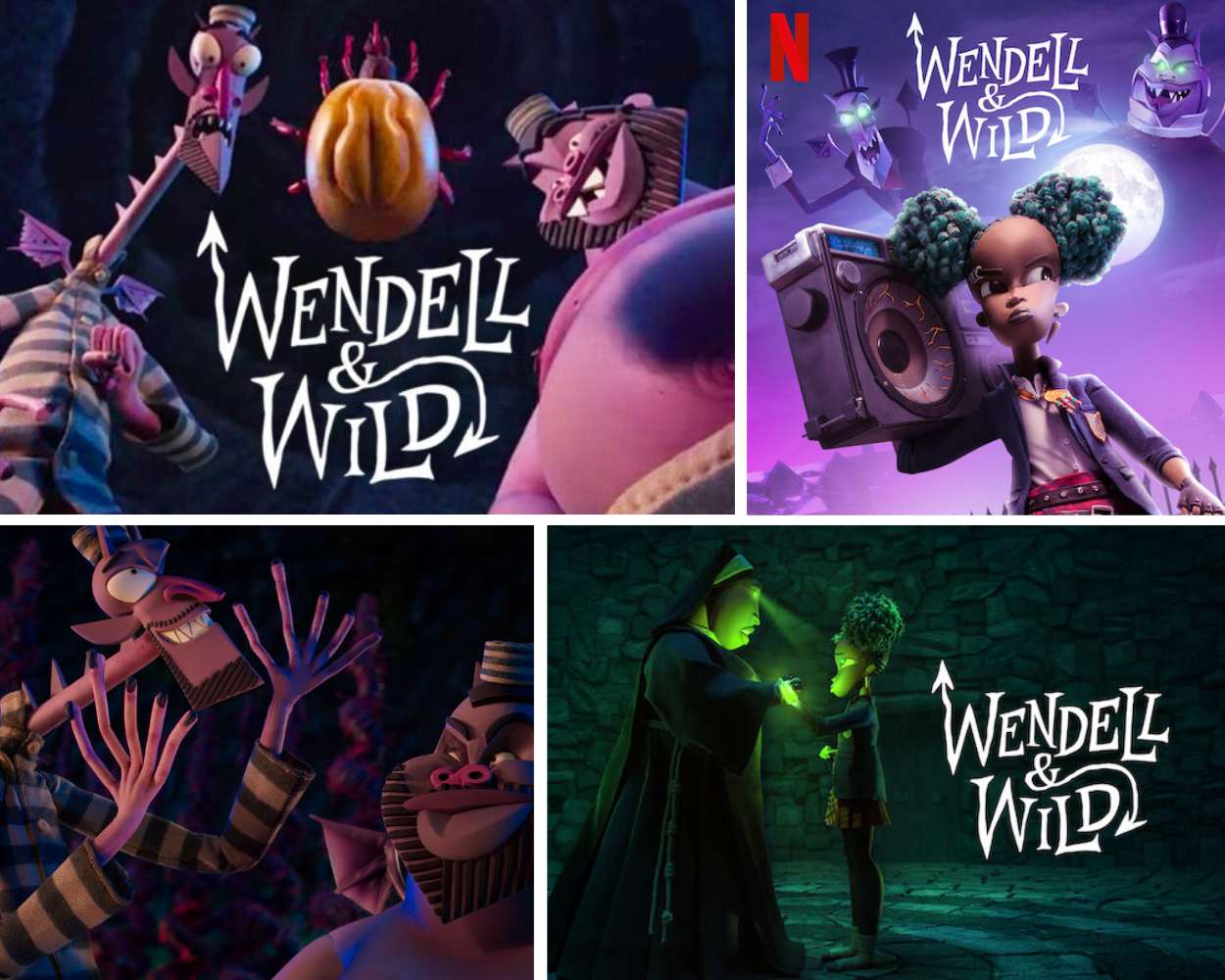 Wendell & Wild (2022) - Best animated movies